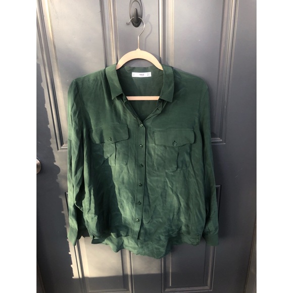 Mango Button Down Blouse - Picture 3 of 7